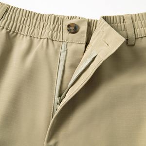 Nouveaux pantalons cargo mi-lourds à lavage foncé, conçus sur mesure, pour hommes, taille mi-haute, coton, streetwear sportif, service OEM, devant plissé - Product Image 4