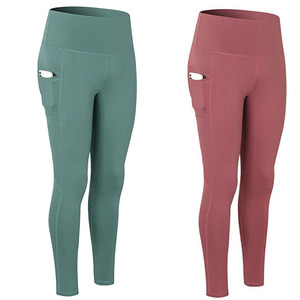 Leggings de yoga taille haute sans couture pour femmes Vente en gros en vrac Gym Fitness Butt Lift Leggings à séchage rapide OEM ODM Logo personnalisé - Product Image 4
