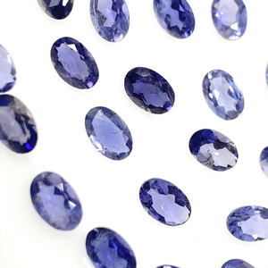 100% naturel Iolite 4x5mm forme ovale coupe facettes naturel bleu Iolite pierre précieuse en vrac pour votre incroyable bijoux personnalisés en vrac OEM - Product Image 1