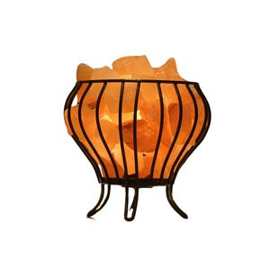 Custom USB Powered <b>Air</b> <b>Purifier</b> Crystal Lamp Dimmable Himalayan Salt Lamp with Iron Basket Pyramid Style for Bedroom - Product Image 6