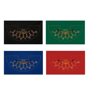 Nappe de table de <span class=keywords><strong>poker</strong></span> personnalisée 240x120cm, motif trois cartes pour salle de jeu professionnelle, vente en gros OEM, plusieurs tailles - Product Image 1