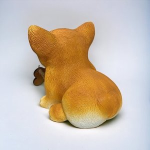 Adorable Polyresin <b>Dog</b> Statues Factory-Produced Animal <b>Figurines</b> Models for Home Office Decorations Artificial Resin Craft Art - Product Image 6