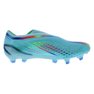 Scarpe Unisex Adidas X Speedportal+ per Terreni Duri Colore: Acqua Trasparente/Rosso Solare/Blu Potente 100% Autentiche - Product Image 3