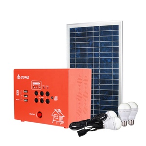 ミニエネルギー60Wポータブルプリペイドソーラーホームシステムリチウムイオン電池照明ラジオ電話充電アフリカ - Product Image 2