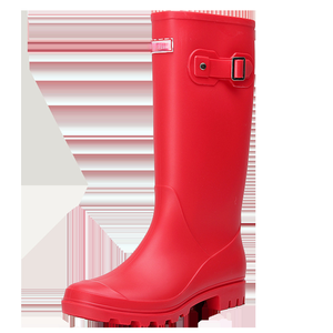 Bottes de pluie pour femmes à tube haut, semelle moulée antidérapante haute résistance, tige en <span class=keywords><strong>PVC</strong></span>, modèle 901, surchaussures longues pour adultes - Product Image 2