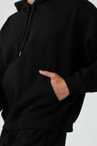 Sudaderas con capucha personalizadas para hombre con estampado de puff y logotipo, ropa de calle con hombros caídos, Jersey de algodón de peso pesado, sudaderas con capucha para hombre - Product Image 2