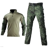 Ensemble de vêtements tactiques pour hommes, camouflage personnalisable, respirant, imperméable, veste ignifuge, t-shirt, chasse