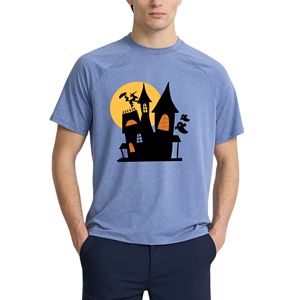 Camiseta 100% algodón de calidad de exportación, corte regular, multicolor, con estampado por transferencia térmica, cuello redondo, manga corta raglán. - Product Image 2