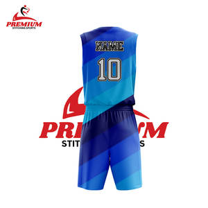 Conjunto de Jersey transpirable de poliéster de secado rápido personalizado al por mayor con diseño de pantalones cortos para uniformes de baloncesto de rendimiento - Product Image 2