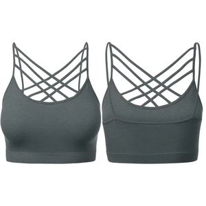 Sujetador Deportivo para Mujer con Tirantes Delanteros, Suave, Transpirable y Elástico para Yoga, Gimnasio y Entrenamiento - Product Image 2