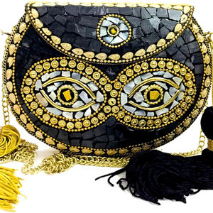 Bolso de Mano Moderno y Elegante con Mosaico, Diseño Artístico Hecho a Mano, Incrustaciones Decorativas, Colección Nupcial, Colores Personalizables - Product Image 1