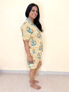 2025 nouveau deux pièces pur coton ensemble de nuit vêtements de nuit vêtements de détente robe de nuit boutonnée pour les femmes - Product Image 3