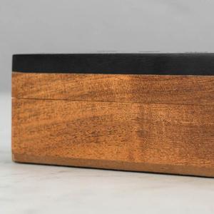 Natural Wood <b>Box</b> Black Dominoes Puzzle Game <b>Box</b> <b>Gift</b> Accessories <b>Cheap</b> Price - Product Image 6