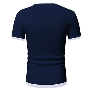 T-shirts en blanc uni Musculation T-Shirt Hommes Workout Shirt Muscle Tee Hommes Fitness Fashion Tops en gros manches courtes t-shirts - Product Image 5