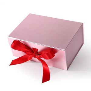 กล่องของขวัญพับได้ฝาปิดแม่เหล็กกล่องโชว์แผ่นฟอยล์ยูวีดีไซน์ใหม่สั่งทำได้ - Product Image 6