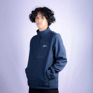 Chaqueta Softshell Ligera Informal para Hombre, Impermeable, Cortavientos, con Cuello Alto, Estampado, Relleno de Poliéster, para Exteriores - Product Image 4