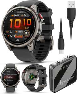 Original NEW Garmins Fenix 8 Pro Premium Multisport GPS Smartwatch 4000mAh Battery DiveRated Built <b>LED</b> <b>Flashlight</b> DIY OEM - Product Image 2