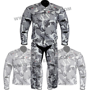 Alta calidad a prueba de viento Cordura Racing Biker traje al aire libre motocicleta montar chaqueta de seguridad pantalones Malla tela Split ropa deportiva - Product Image 6