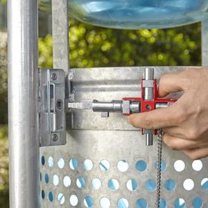 กุญแจอเนกประสงค์ Knipex สำหรับตู้มาตรฐานทุกชนิดและระบบปิด-เปิด ผลิตภัณฑ์เครื่องมืออเนกประสงค์สำหรับงานก่อสร้าง - Product Image 5