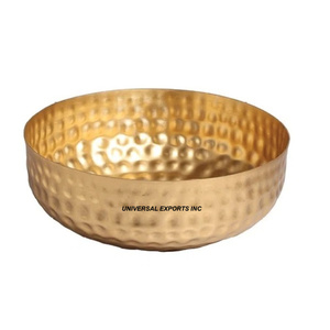 Bol à chocolat martelé nickelé, forme ronde, design élégant, bol à bonbons classique, nouveau bol à chocolat en métal - Product Image 4