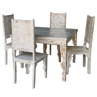 Ensemble de meubles de salle à manger, fait en plastique, style vintage
