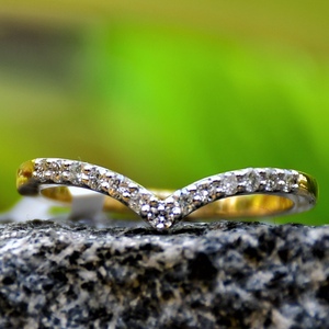 แหวนเพชรธรรมชาติสีทอง14K & 18K สุดพิเศษดีไซน์เครื่องประดับเพชรแท้ที่ผ่านการรับรอง - Product Image 6