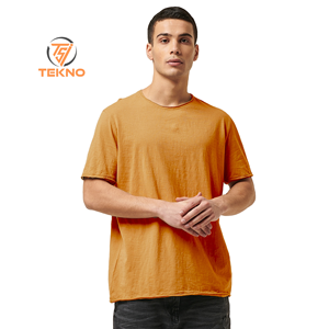 100% coton lourd basique t-shirt pour hommes coupe régulière à manches courtes Logo personnalisé respirant Streetwear Anti-rides solide - Product Image 3