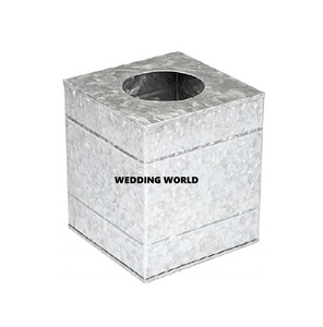 Tabletop Wedding Ware New Fancy <b>Tissue</b> <b>Box</b> Premium Quality Stylish Handmade Hot Selling Bathroom Ware Metal <b>Tissue</b> <b>Box</b> - Product Image 6