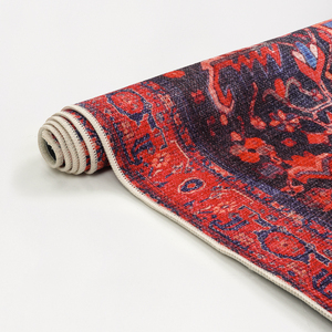 Tapis persan rouge vintage turc Art Déco, tapis Kilim turc vieilli, tapis tribal bohème, fournisseur OEM ODM - Product Image 4