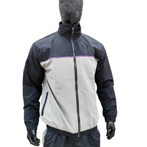 Hautement recommandé imperméable Nylon léger survêtement hommes Jogging costume surdimensionné Nylon coupe-vent deux pièces ensemble pleine longueur - Product Image 6