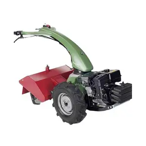 Cultivadores de jardim de fazenda de duas rodas mini tratores manuais baratos pequeno leme trator com motor diesel