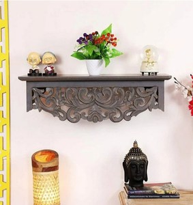 Wall bracket wood fancy <b>shelf</b> wall mounted storage <b>shelves</b> for home hotels living room kitchen bathroom home decor accessories - Product Image 3