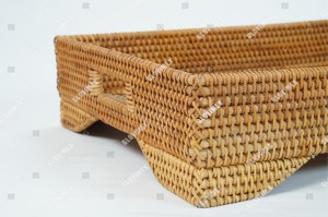 Meilleur Choix Conception Bambou Rotin Service Plateaux De Rangement Plateaux Ensemble De Table De Service Personnaliser La Taille Couleur Pour La Décoration De Restaurant - Product Image 6