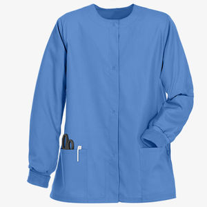 Chaqueta de Enfermería de hospital de alta calidad, estilo Jogger cómodo, cuello acanalado elegante, hecho de Spandex para uniformes profesionales - Product Image 5
