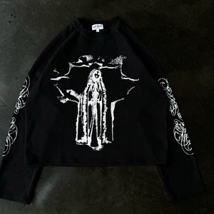 เสื้อยืดลายย้อนยุคบ็อกซี่พิมพ์ลายวินเทจพิมพ์ลายดิจิตัลพรีเมี่ยม - Product Image 5