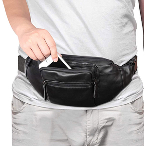 Riñonera de Cuero Personalizada, Bolso Bandolera Cruzado, Impermeable, Bolso de Cintura - Product Image 3