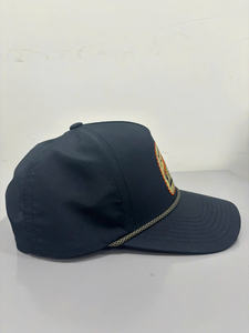 Casquette de baseball personnalisée à logo tissé à 5 panneaux avec corde Casquettes vintage en tissu doux Chapeau Hip Hop Fabricant OEM du Vietnam - Product Image 3