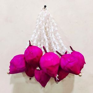 Lotus Buds String for Decorative Indian Tuberose <b>Garland</b> Beautiful <b>Pink</b> Flower <b>Garlands</b> for Home and Wedding Party Decor - Product Image 6