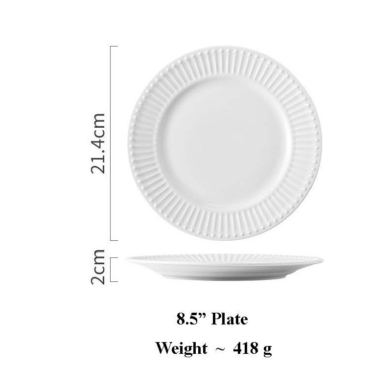 Assiette de 8,5 pouces