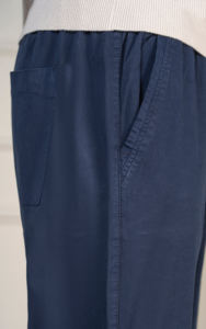 2025 fait hommes pantalons décontractés taille haute confortable 100% coton toile tissu imperméable écologique couleur unie - Product Image 4