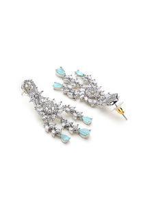 Precios de exportación Elegante conjunto de joyas chapadas en plata oxidada para mujer Ropa étnica Disponible Precios al por mayor - Product Image 6