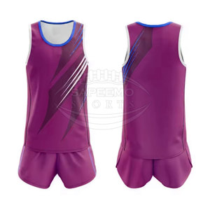 Conjunto de Uniforme de Atletismo Personalizado, 100% Poliéster, Tejido Transpirable de Secado Rápido sin Costuras para Entrenamiento y Competición, Alta Calidad - Product Image 4