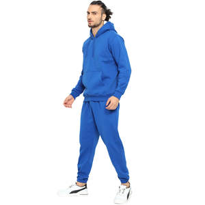Survêtement d'hiver personnalisé pour couples Ensemble de jogging en molleton de coton unisexe Ensemble de survêtement uni pour hommes Survêtement de haute qualité Service OEM - Product Image 4