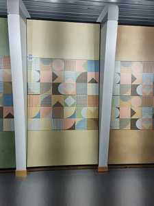 Azulejos modernos de porcelana vitrificada de textura sólida de 600x1200mm con acabado brillante, azulejos esmaltados para dormitorio y sala de estar - Product Image 3