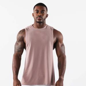 Débardeur décontracté personnalisé pour homme, idéal pour la gym, le fitness et la musculation, séchage rapide, col rond, en polyester et coton, broderie 3D, 250g - Product Image 5