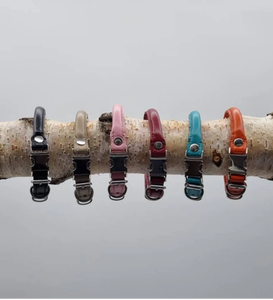 Collar de perro sabueso de cuero verde de alta calidad para galgo y Whippet - Product Image 2