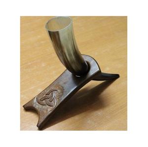 Authentique corne à boire viking naturel rustique tankard guerrier médiéval hydromel gobelet traditionnel sculpté tasse artisan fête navire - Product Image 1