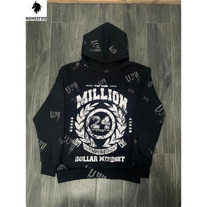 เสื้อฮู้ดผ้าฟลีซปักโลโก้ได้ตามต้องการของผู้ชายเสื้อสเวตเชิ้ตลำลองฤดูหนาวแบบลำลองเทคนิคการพิมพ์ลายนูนบนหน้าจอแบบ3D เทคนิคซักได้ - Product Image 1