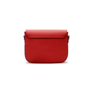 Sac à bandoulière pour femme Lisa rouge avec une seule sangle, doublure en PU et polyester, fermeture éclair - Product Image 3