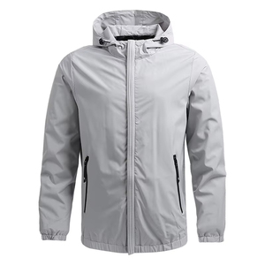 Veste softshell décontractée pour homme, imperméable et coupe-vent, avec capuche, en toile, col montant, logo sur le devant - Product Image 6